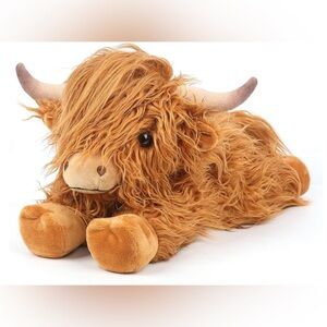 Charming Plush Highland Cow